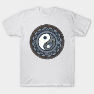 Mandala Yin and Yang, variant 2 T-Shirt